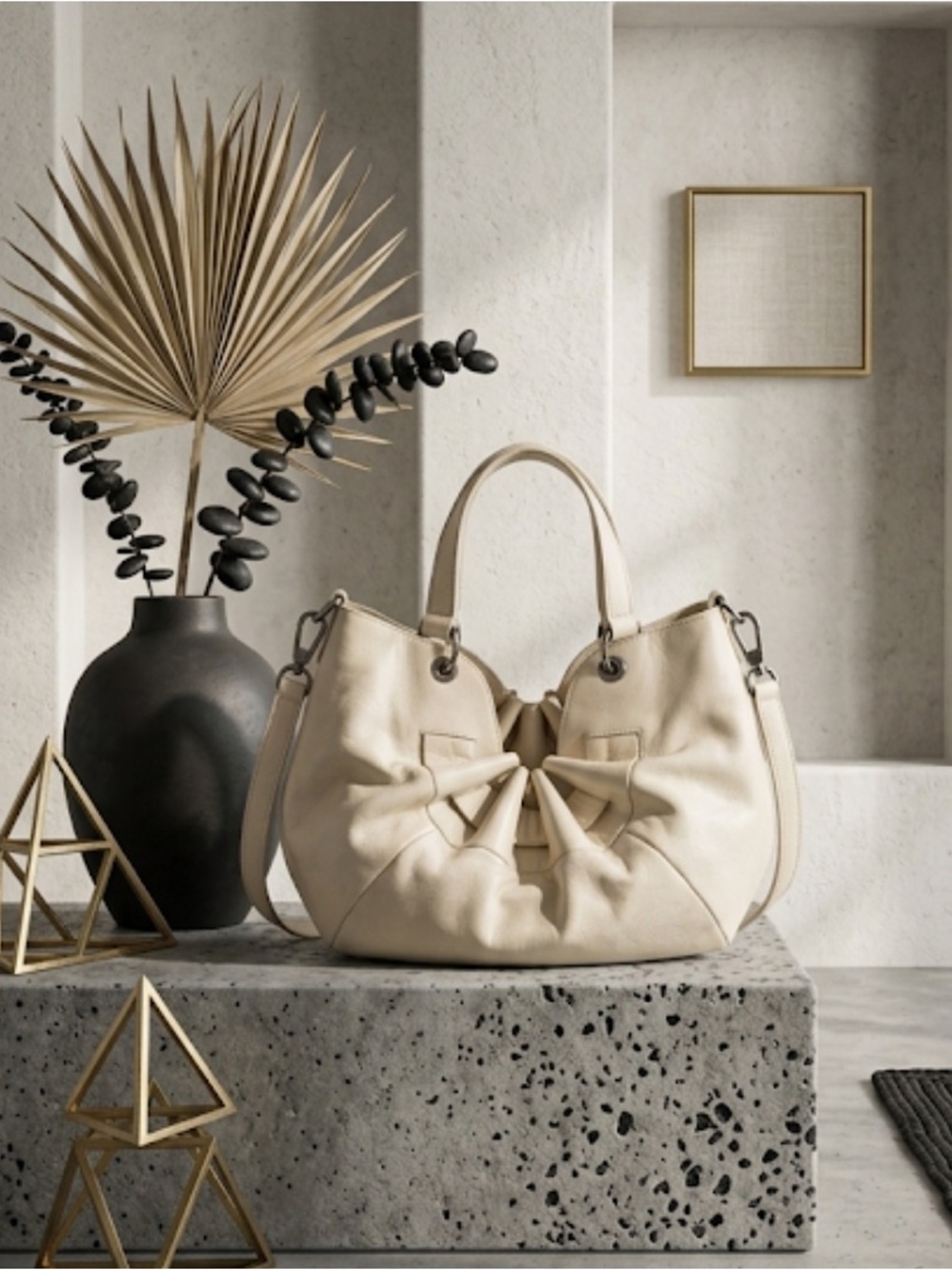 Furla 2-way leather hobo bag 👝
